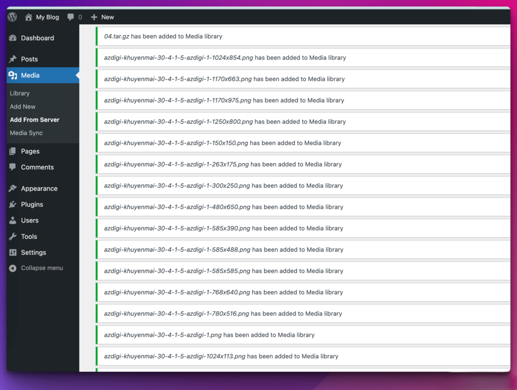 图片[6]-Đồng bộ ảnh trong thư mục wp-content/uploads lên WordPress-Cùi.Vn - IT Community