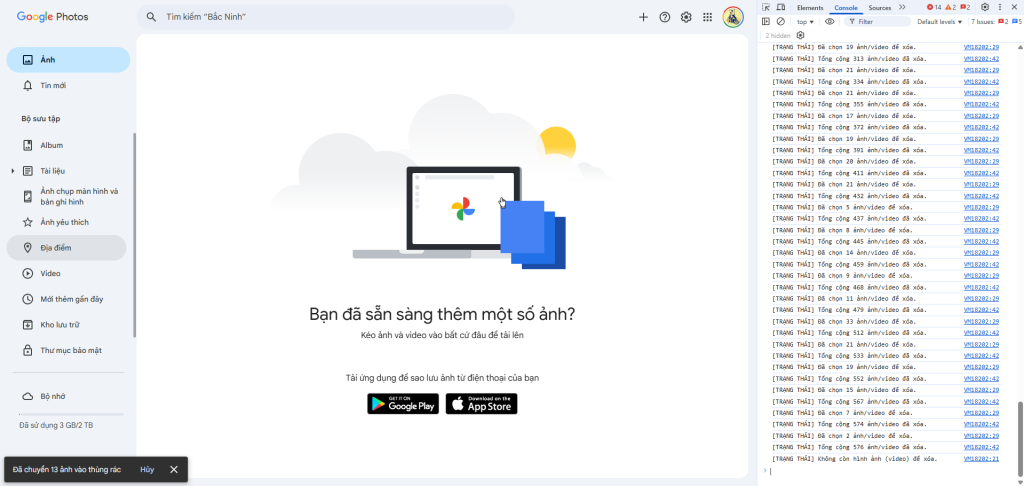 图片[6]-Cách xóa toàn bộ hình ảnh, video trong Google Photos nhanh chóng-Cùi.Vn - IT Community