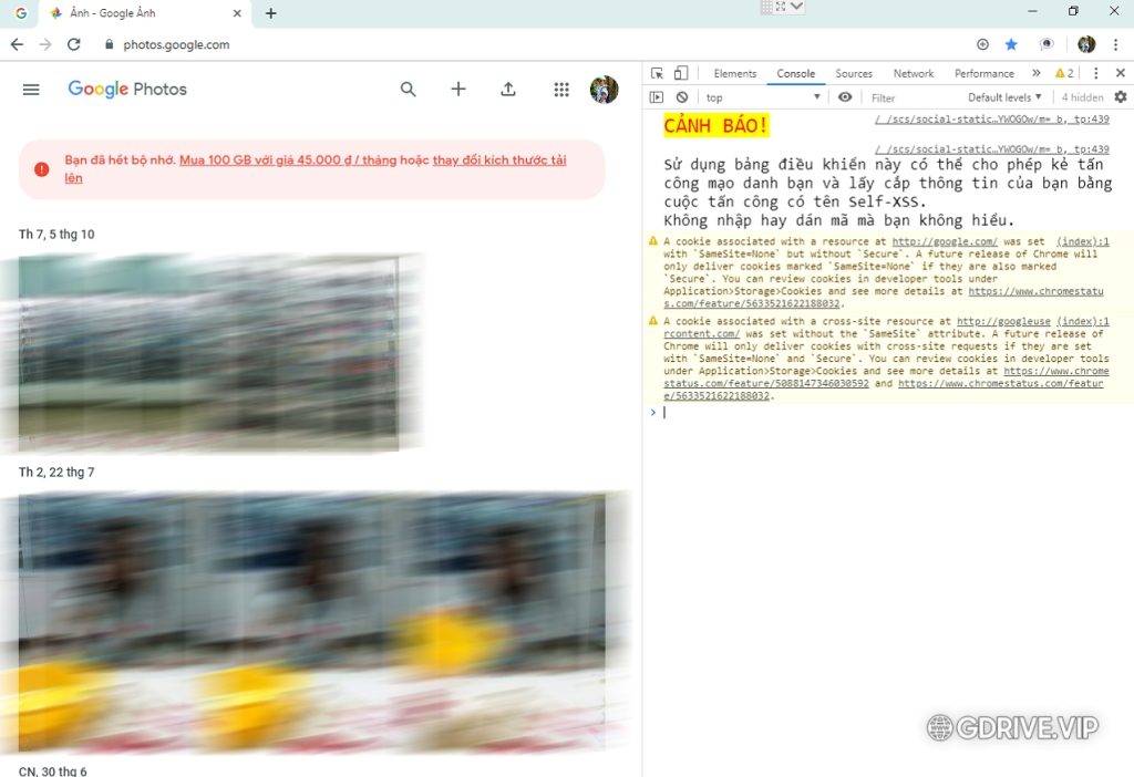 图片[4]-Cách xóa toàn bộ hình ảnh, video trong Google Photos nhanh chóng-Cùi.Vn - IT Community