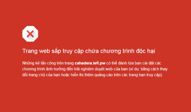 Hướng dẫn xử lý Tên miền bị Google gắn cờ cảnh báo đỏ nguy hiểm-Cùi.Vn - IT Community