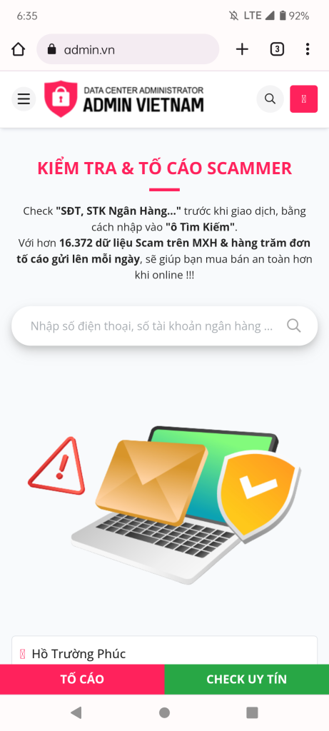 图片[1]-Source Code hệ thống tố cáo lừa đảo-Cùi.Vn - IT Community