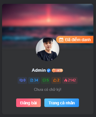 图片[2]-Hướng dẫn tùy chỉnh hiệu ứng làm mờ (Blur) cho Widget thông tin người dùng trên Theme Zibll-Cùi.Vn - IT Community