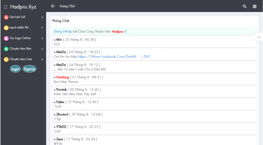 Code Forum JohnCMS Hadpro Responsive-Cùi.Vn - IT Community